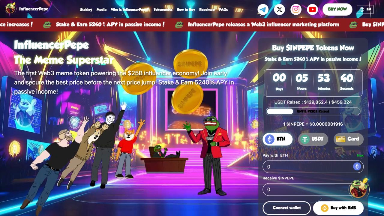Influencer Pepe Presale