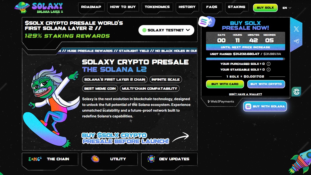 SOLX presale