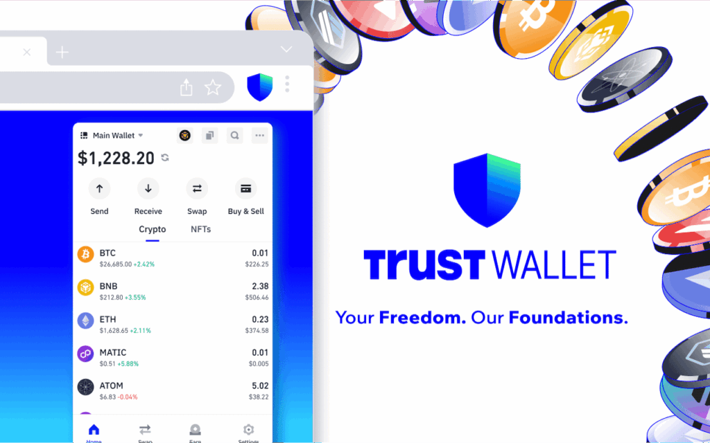 Top self-custodial wallet for SUI staking