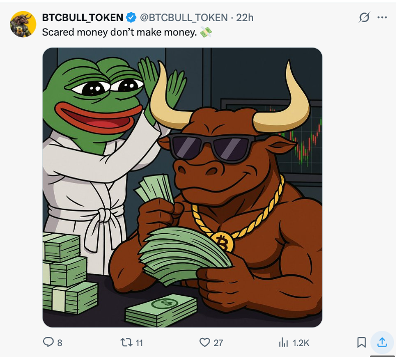 Smart money investors are fleeing the declining USD to use BTCBULL as borderless Bitcoin, while earning Bitcoin passively with BTC airdrops.