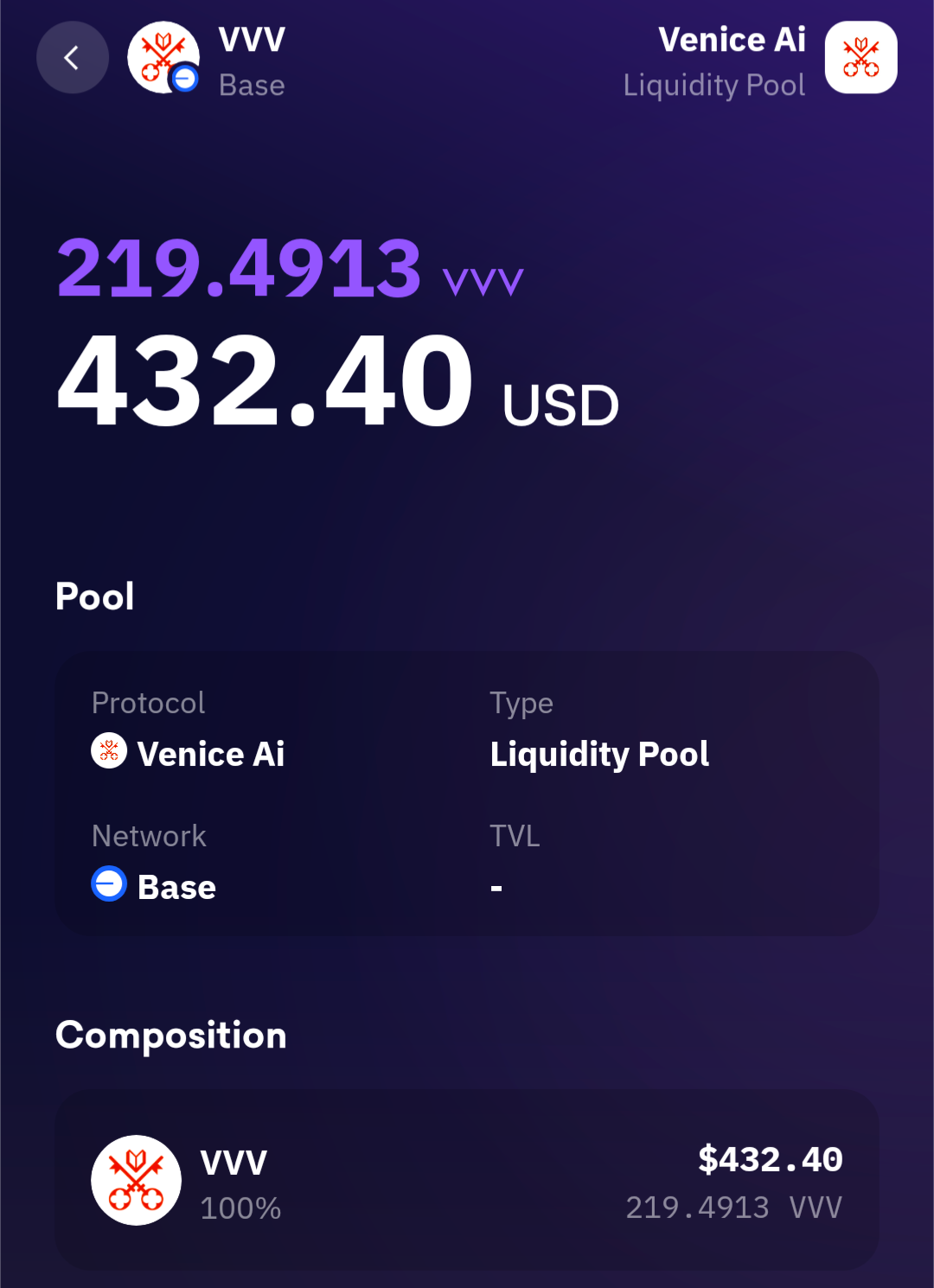 venice staking
