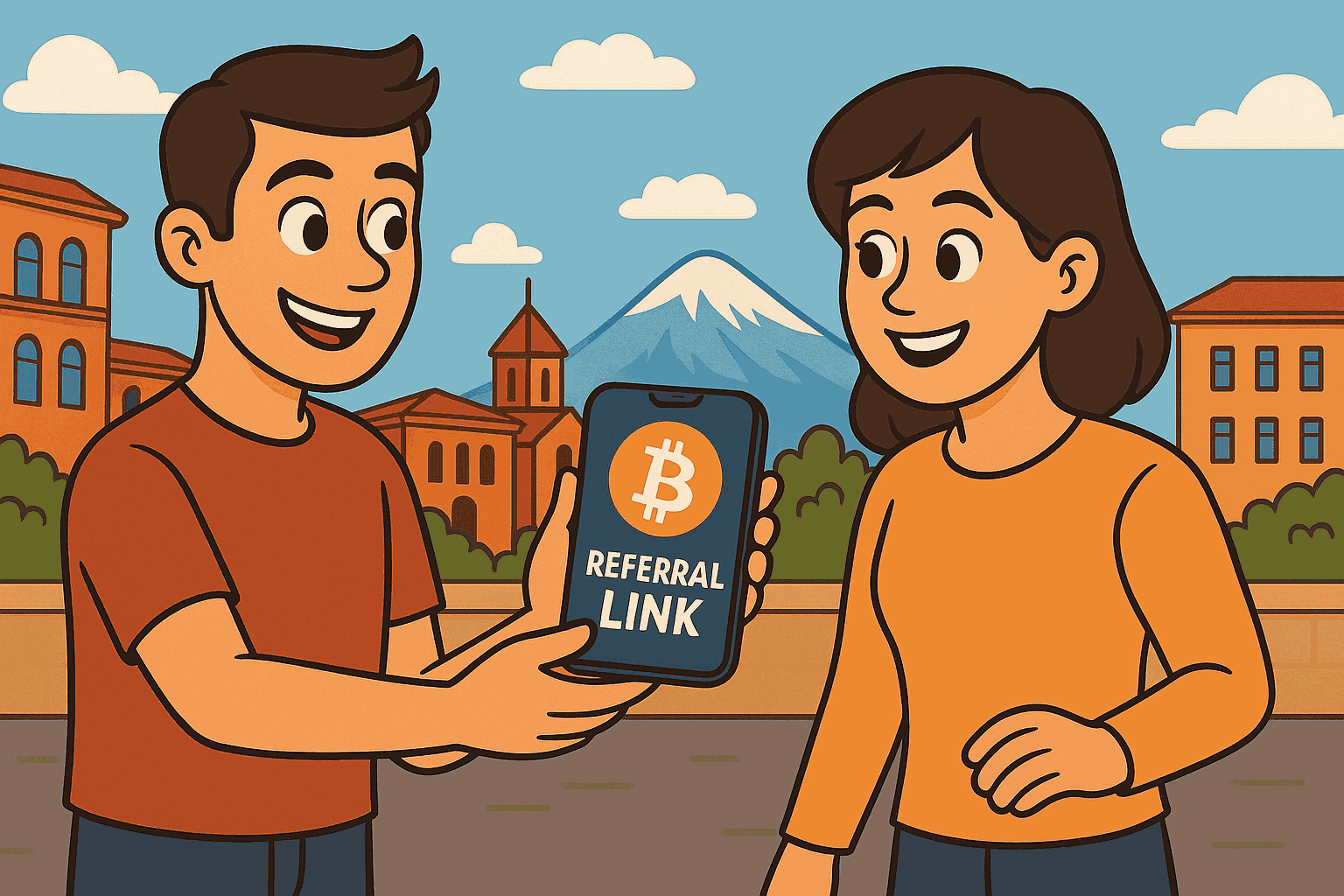 How to earn BTC for free in Armenia 