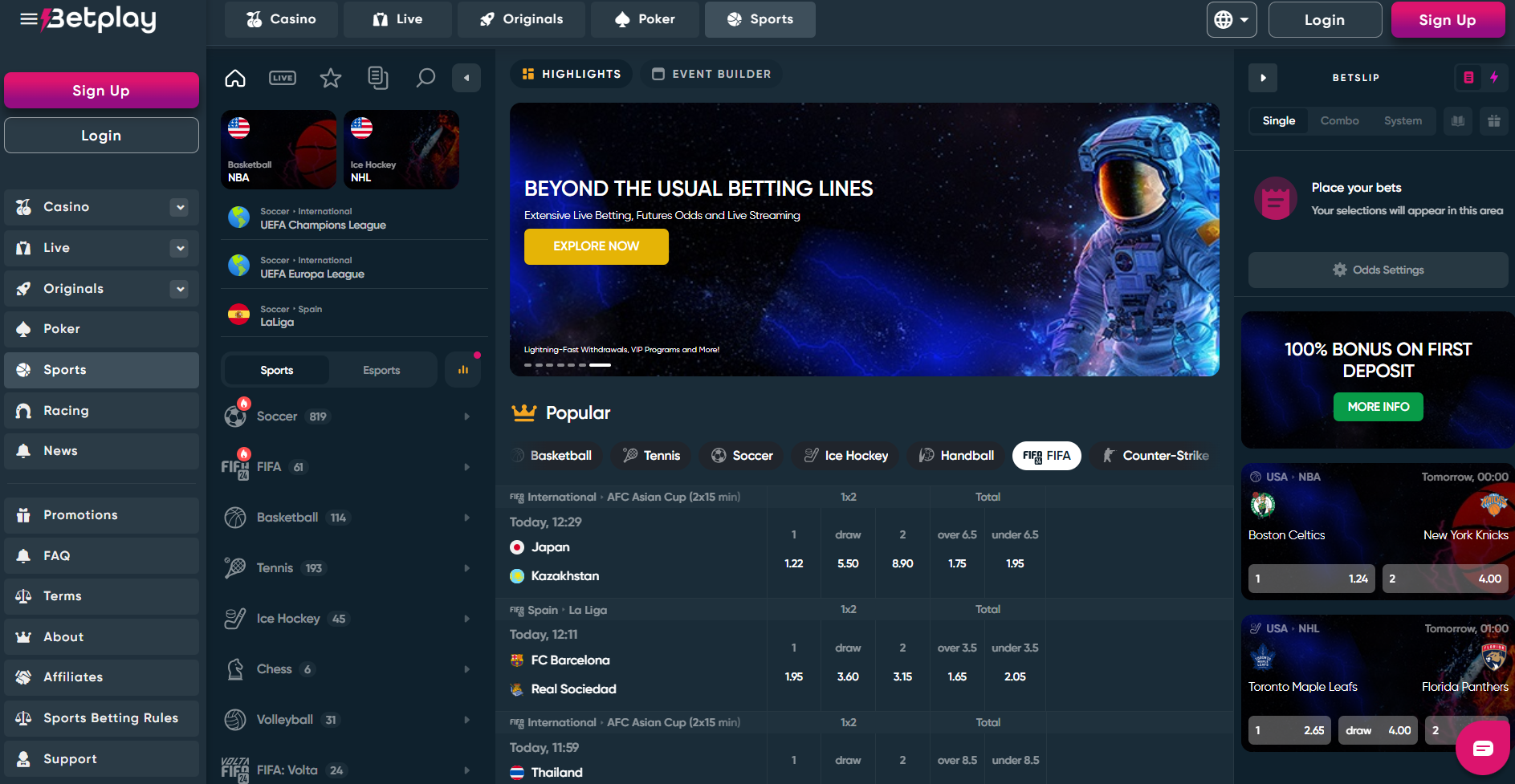 Betplay Sportsbook