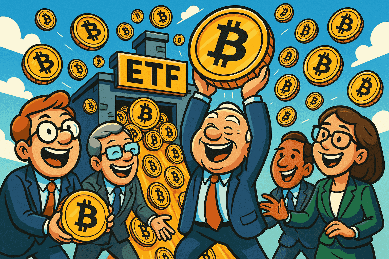 เงินทุน Bitcoin ETF พร้อมพุ่งสูงหลังสถาบันใหญ่เข้าร่วมการลงทุน