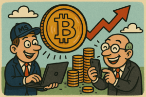 Bitcoin Nears $97K as Morgan Stanley and Schwab Gear Up for Crypto Trading