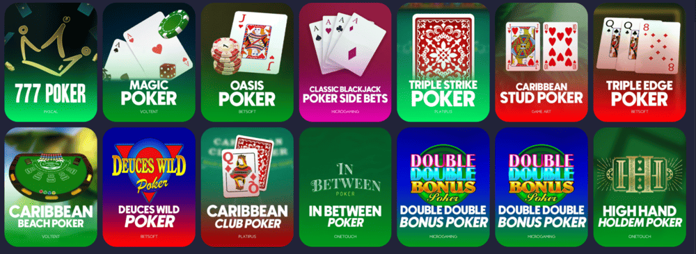 CoinCasino Video Poker Games