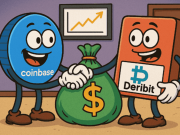 Coinbase Makes Big Bet on Derivatives With $2.9B Deribit Deal