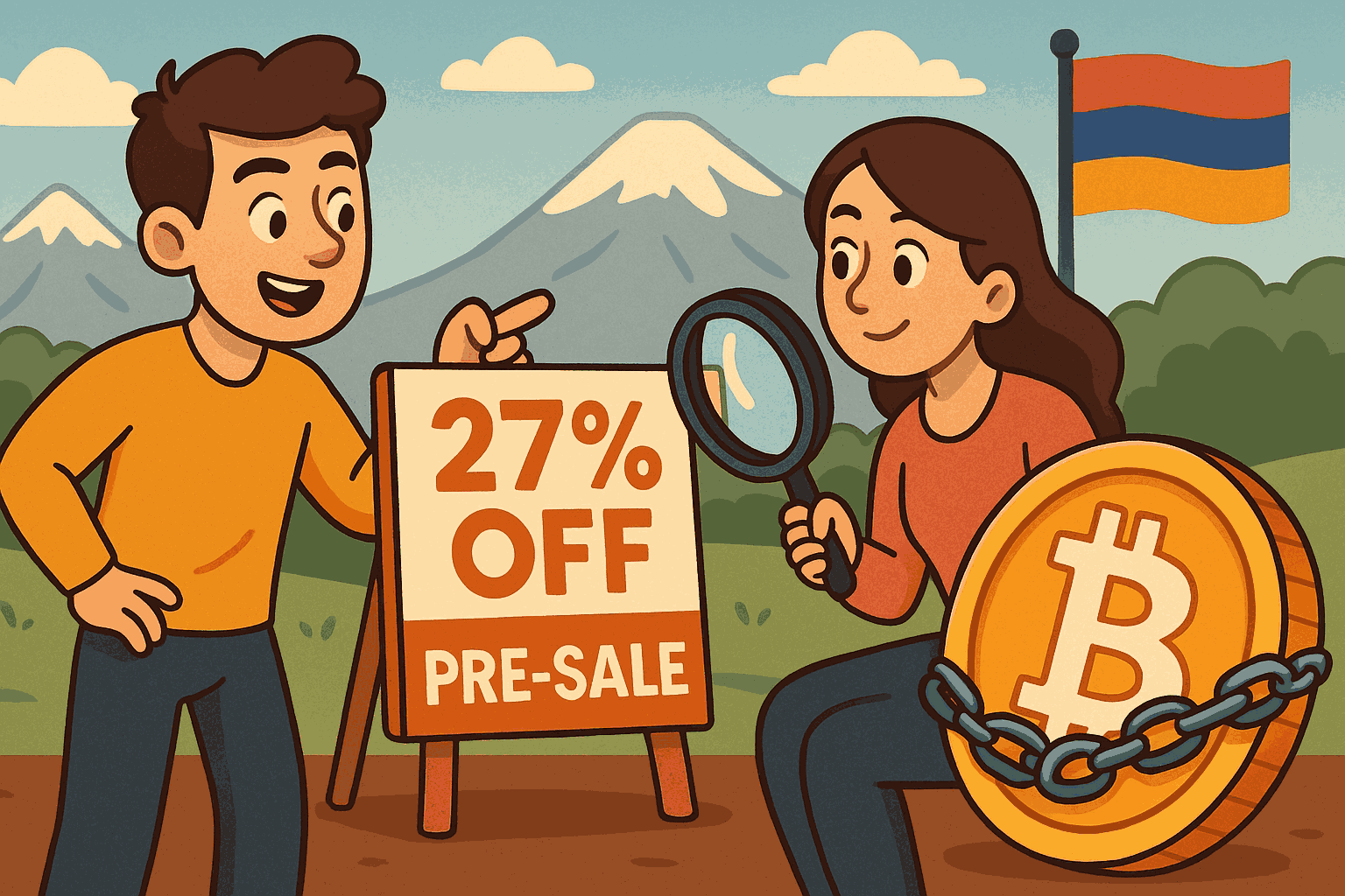 How to earn free BTC easily in Armenia 