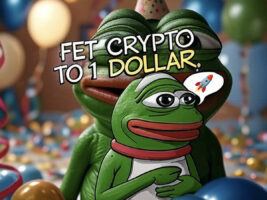FET, is quietly gearing up for a fast crypto climb. Its chart shows a consolidation phase ready for a pop for the first time in months.