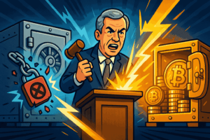 Farage Calls for Bitcoin Reserve and an End to Crypto Bank Bans