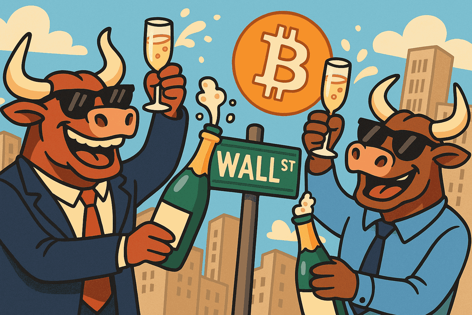 รายงานหลุดเผย Wall Street เตรียมลงทุนบิตคอยน์ครั้งใหญ่