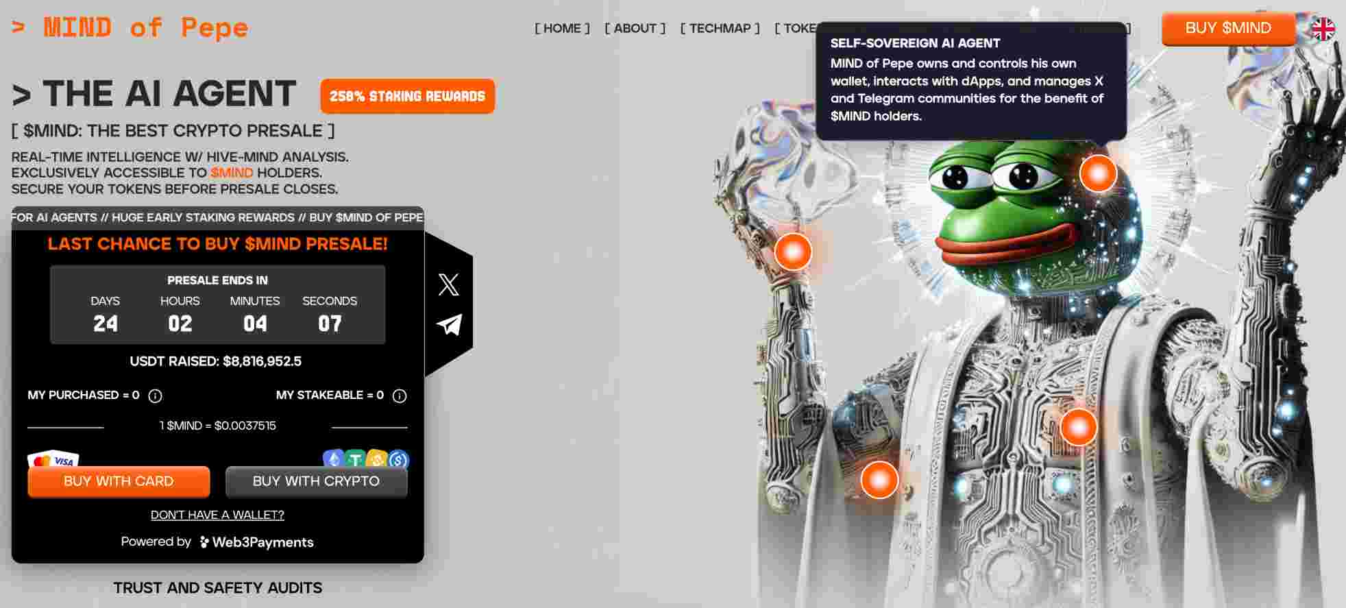 MIND of Pepe presale