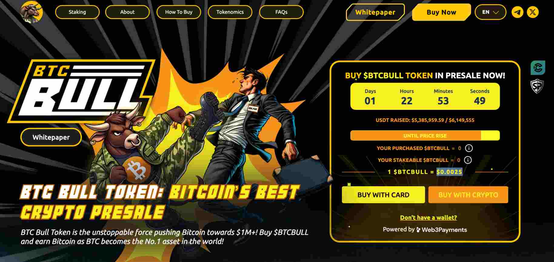 BTC BUll Token presale