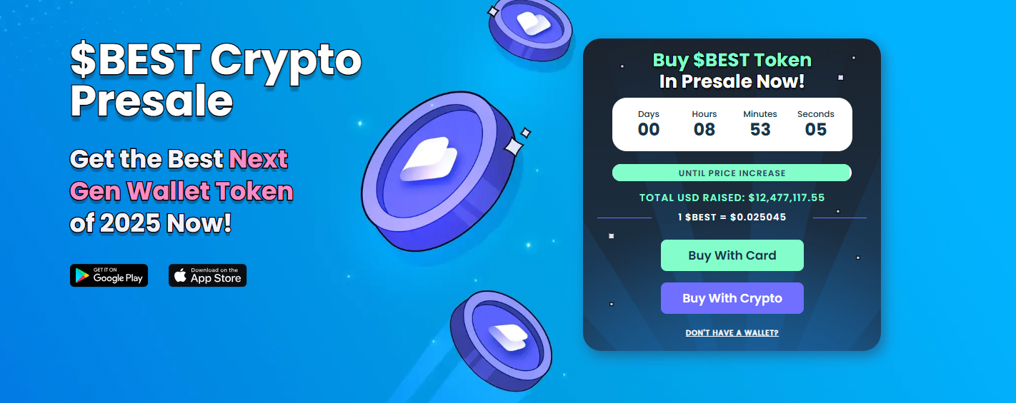 Investors are closely monitoring the GRASS and PI crypto tokens. Best Wallet presale is viral, raising over $12 million