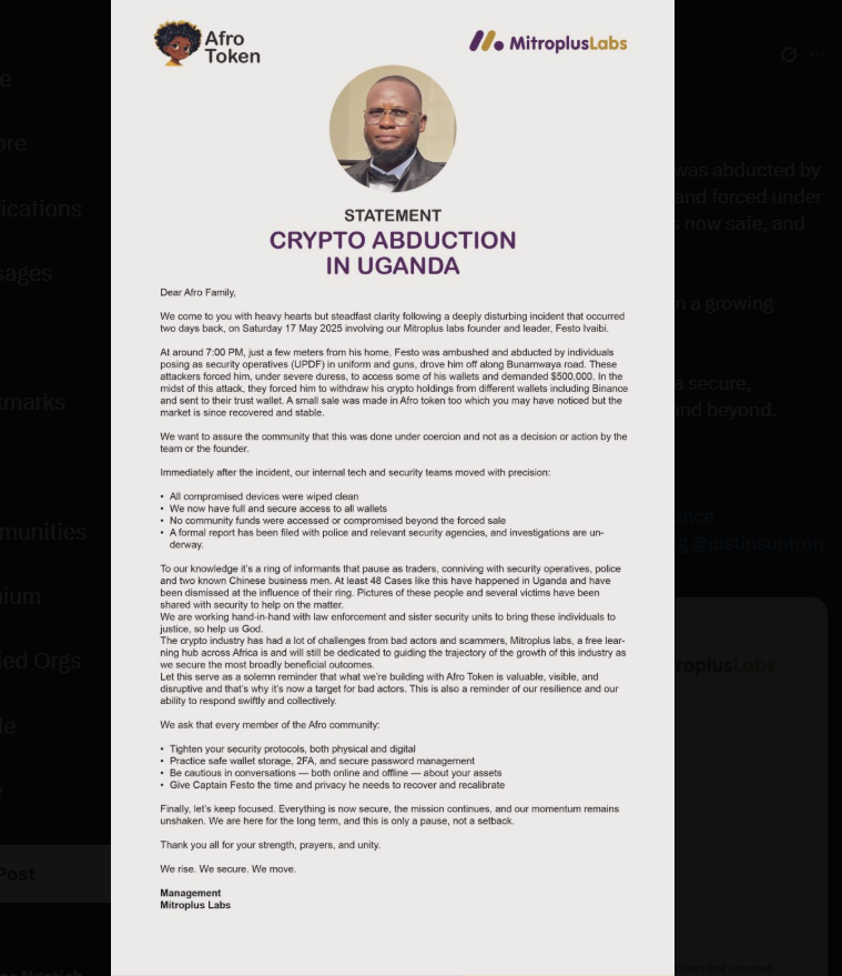 Africa crypto news: Nigeria plans to introduce a new blockchain policy as a crypto entrepreneur is adopted in Uganda