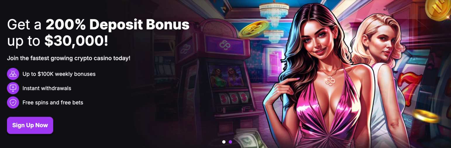 CoinCasino welcome bonus 