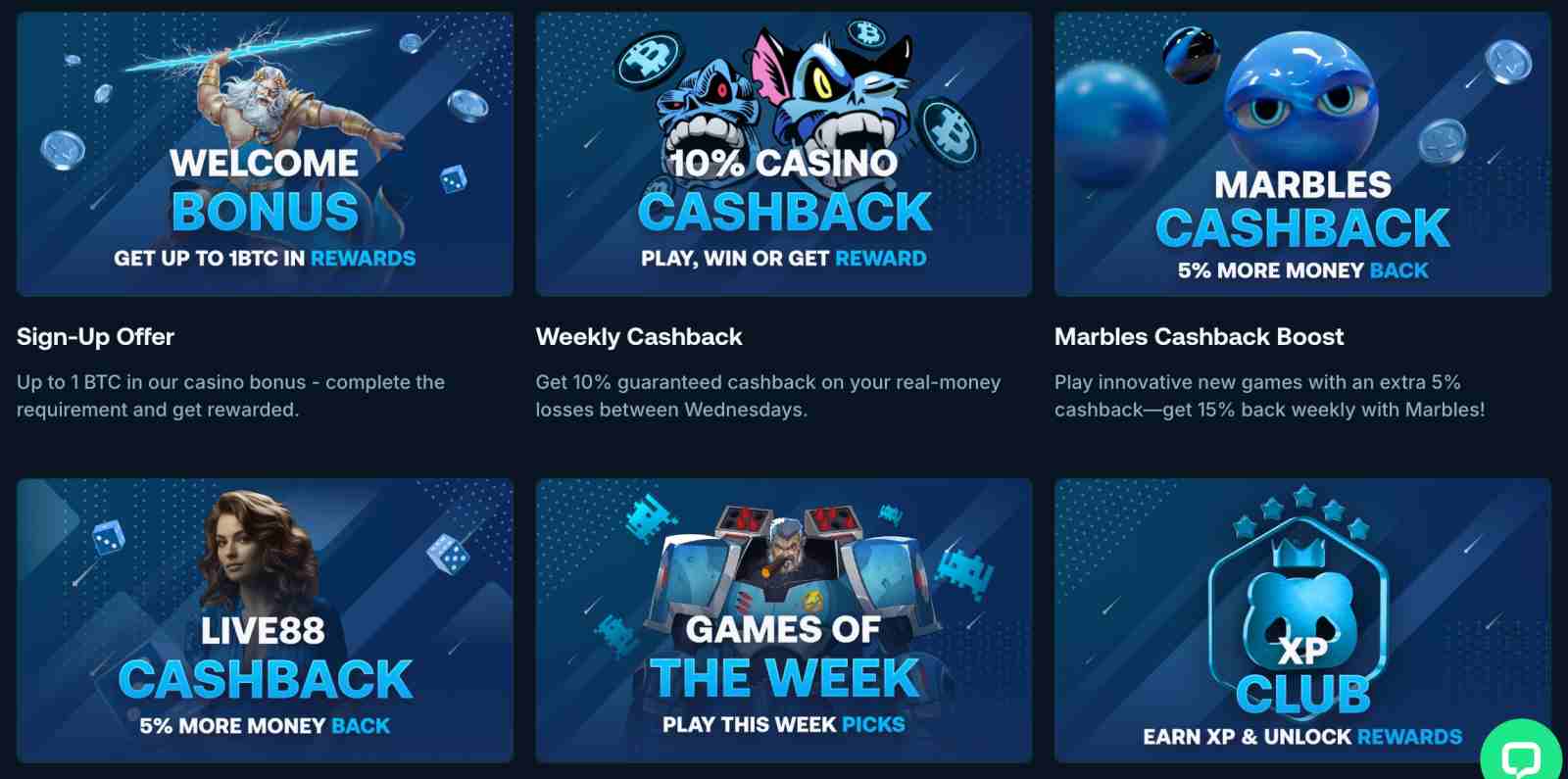 Betpanda bonuses