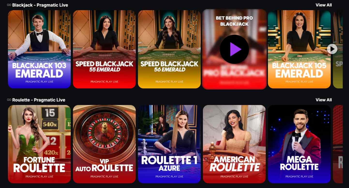 live dealers games with Bitcoin Cash