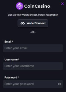 Sign Up for CoinCasino