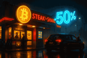 Steak ‘n Shake Slashes Fees by 50% After Bitcoin Rollout