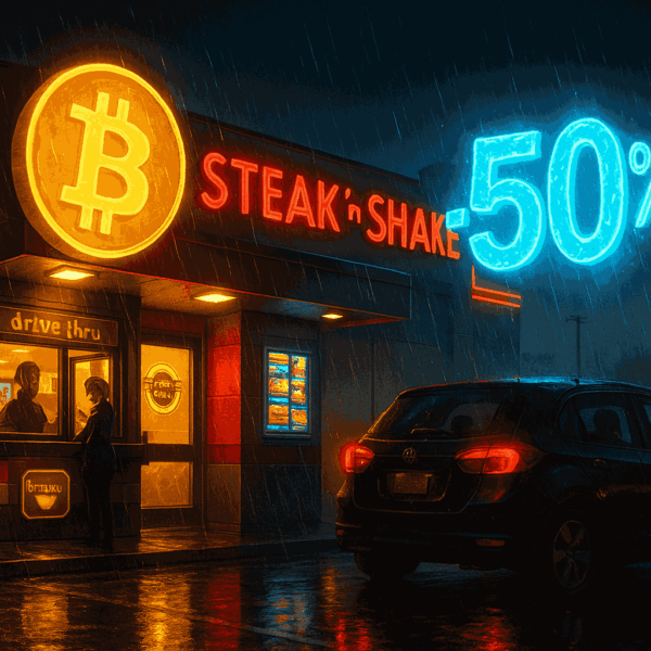 Steak ‘n Shake Slashes Fees by 50% After Bitcoin Rollout