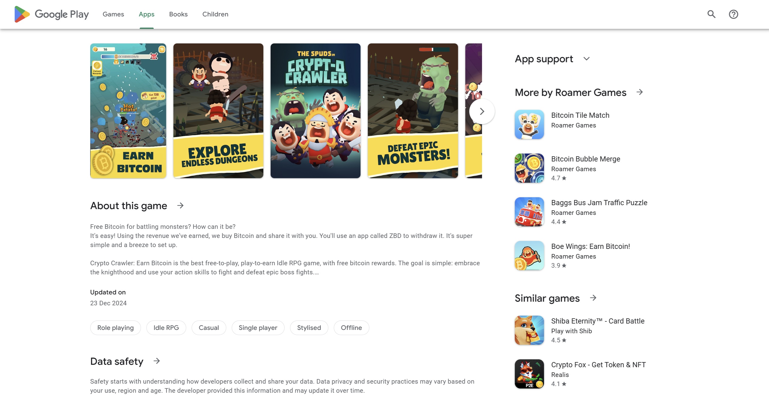 Earn Free Bitcoin playing P2E games