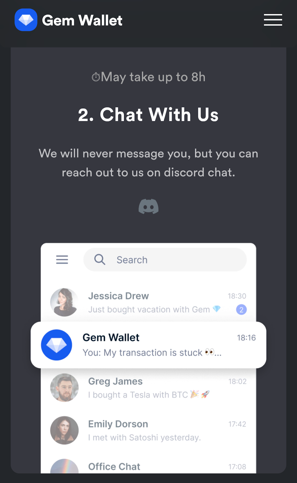 gem discord support
