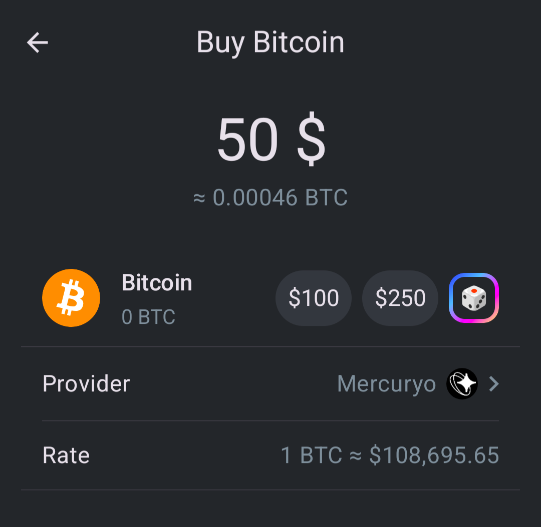 gem wallet buy bitcoin