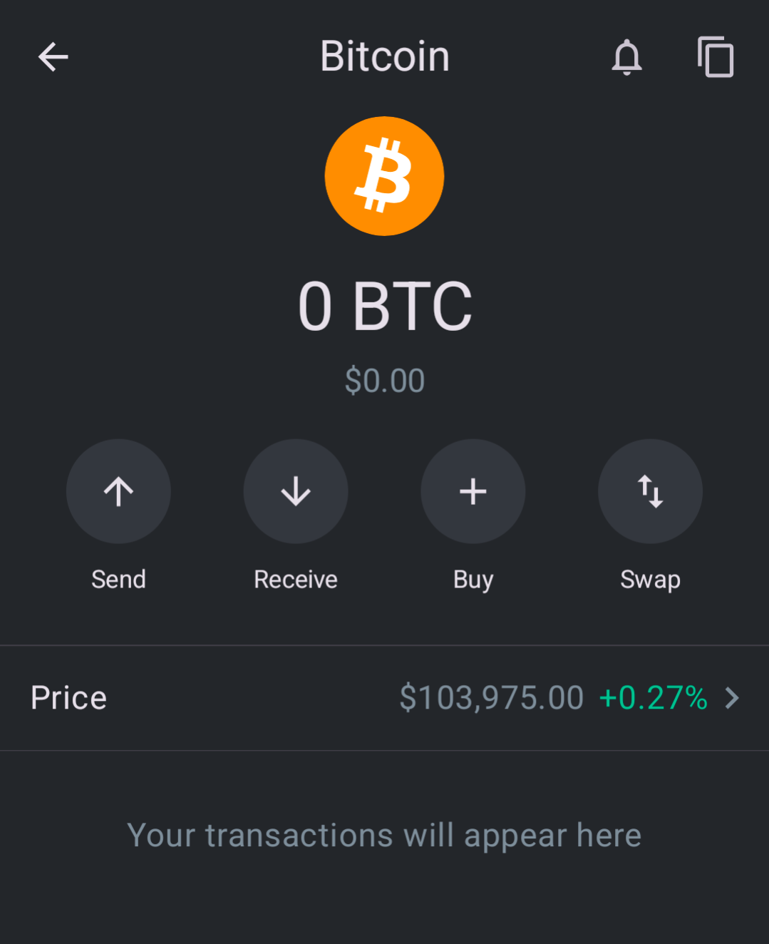 gem wallet send receive bitcoin