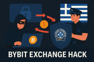 Bybit exchange crypto hack - greece authorities blocking wallet connected to the hackers