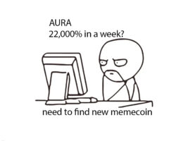 AURA, the new memecoin, has been pumping nonstop, and not even the Israel- Iran war news can shake it down.