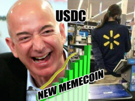 Amazon and Walmart are eyeballing their own stablecoins. And just like a new memecoin, Circle stock pumps by more than 25% today.