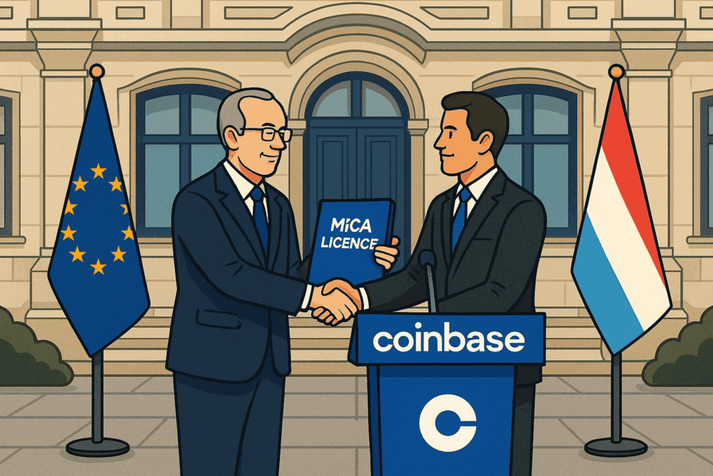 Coinbase Becomes First U.S. Exchange to Get EU-Wide Crypto License