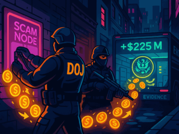DOJ Targets Crypto Scam Rings, Recovers $225 Million in Digital Assets