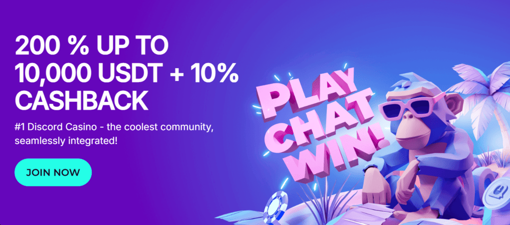 Discasino Welcome Bonus