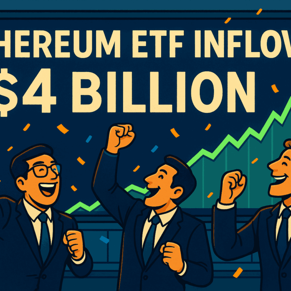 Ethereum ETFs Rocket Past $4 Billion After Sudden Growth
