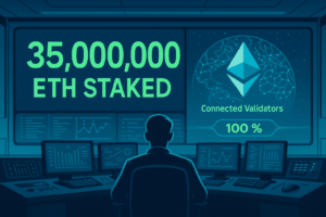Ethereum Locks In 35 Million ETH as Staking Hits All-Time High