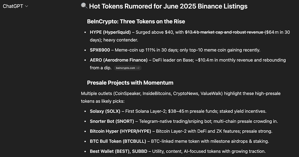 The crypto market is looking pumpy again with so much excitement, and with it comes speculation about a new Binance listing.