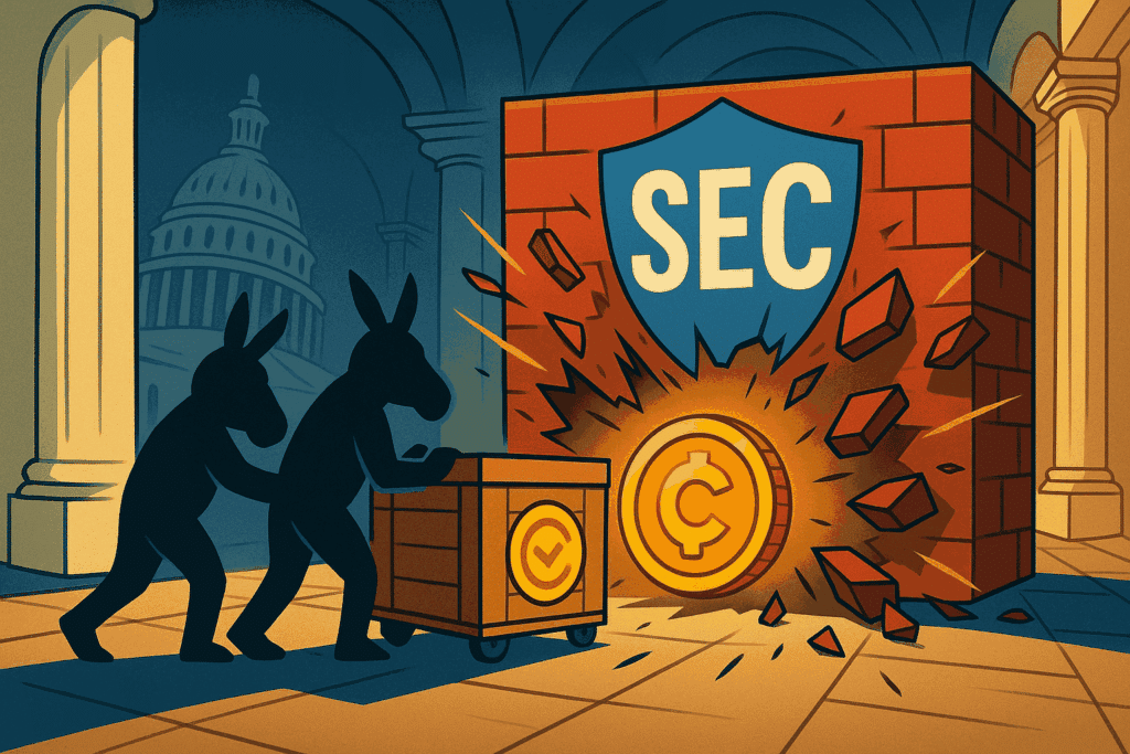 House Democrats Say SEC Is Holding Back Crypto Bill Details