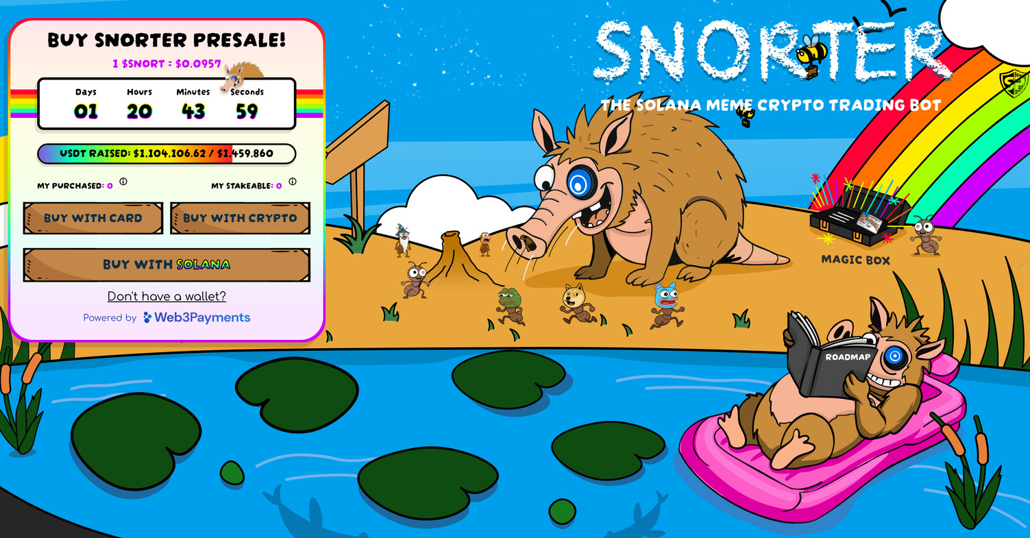 Snorter is the best solana crypto to buy?