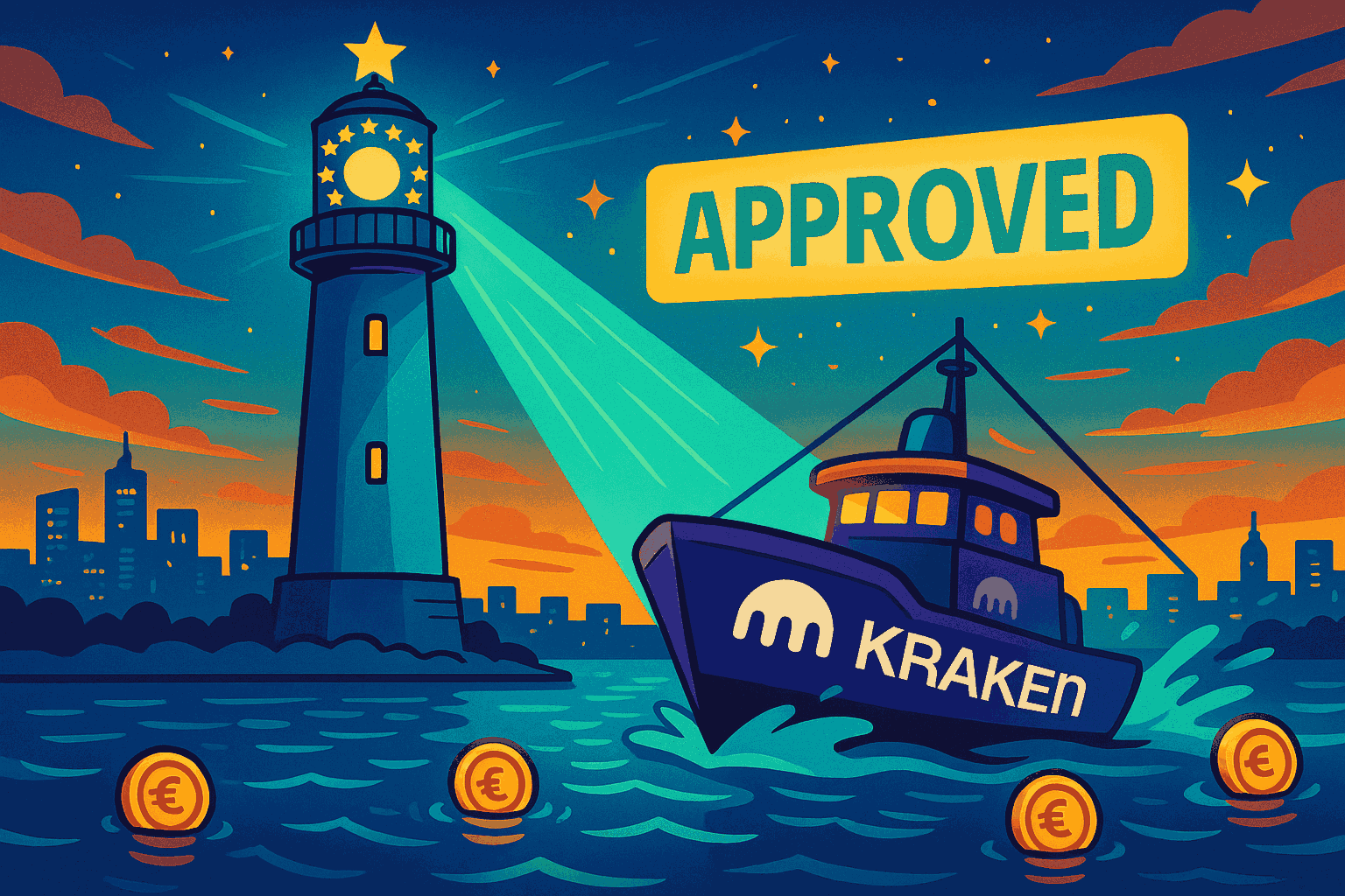 Kraken Wins First EU-Wide Licence Under MiCA via Irish Central Bank