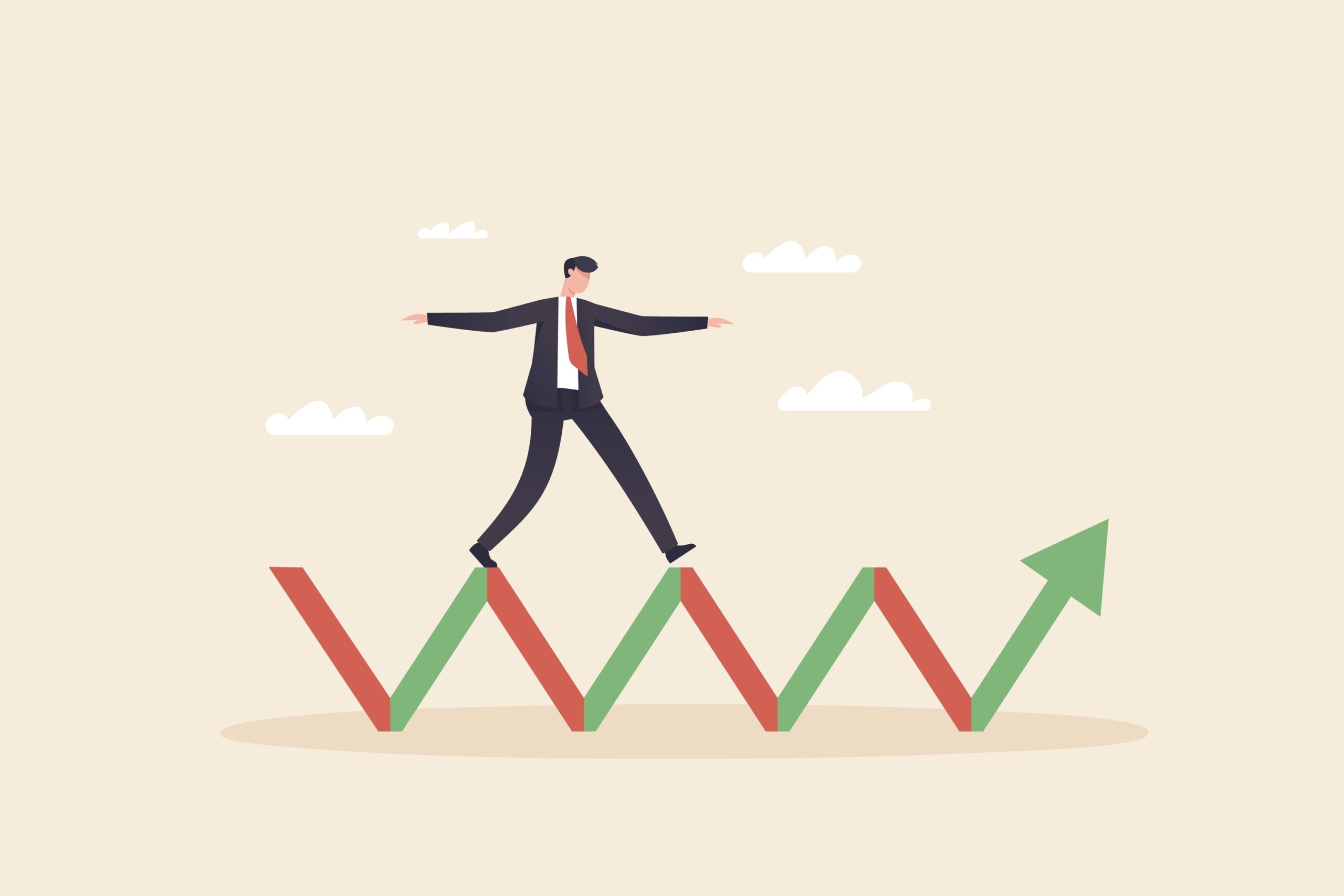 long-term volatility vs. short-term volatility