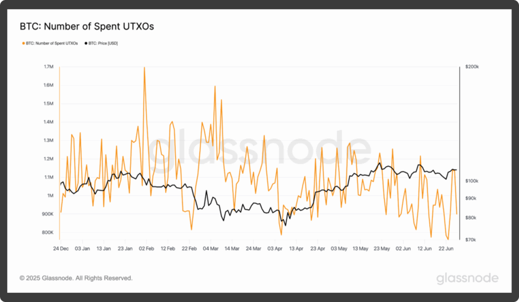 Bitcoin's spent UTXOs