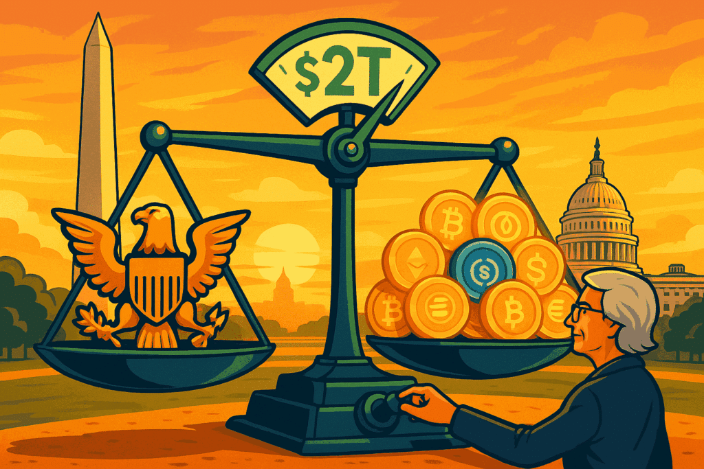 Treasury Chief Says U.S. Crypto Holdings Could Hit $2 Trillion