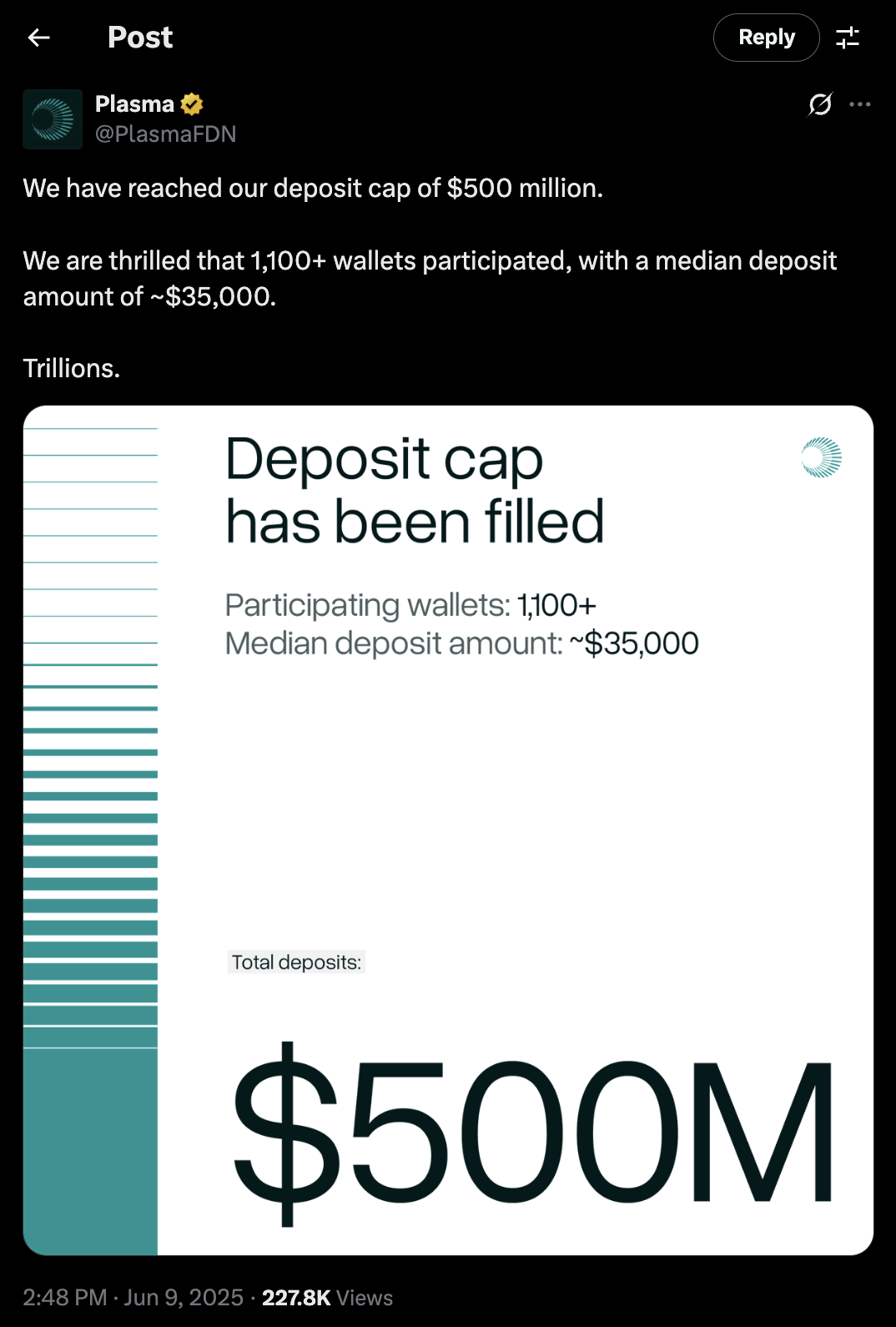 Plasma ICO Lands $500M Funding for XPL Crypto: SOL L2 Next?