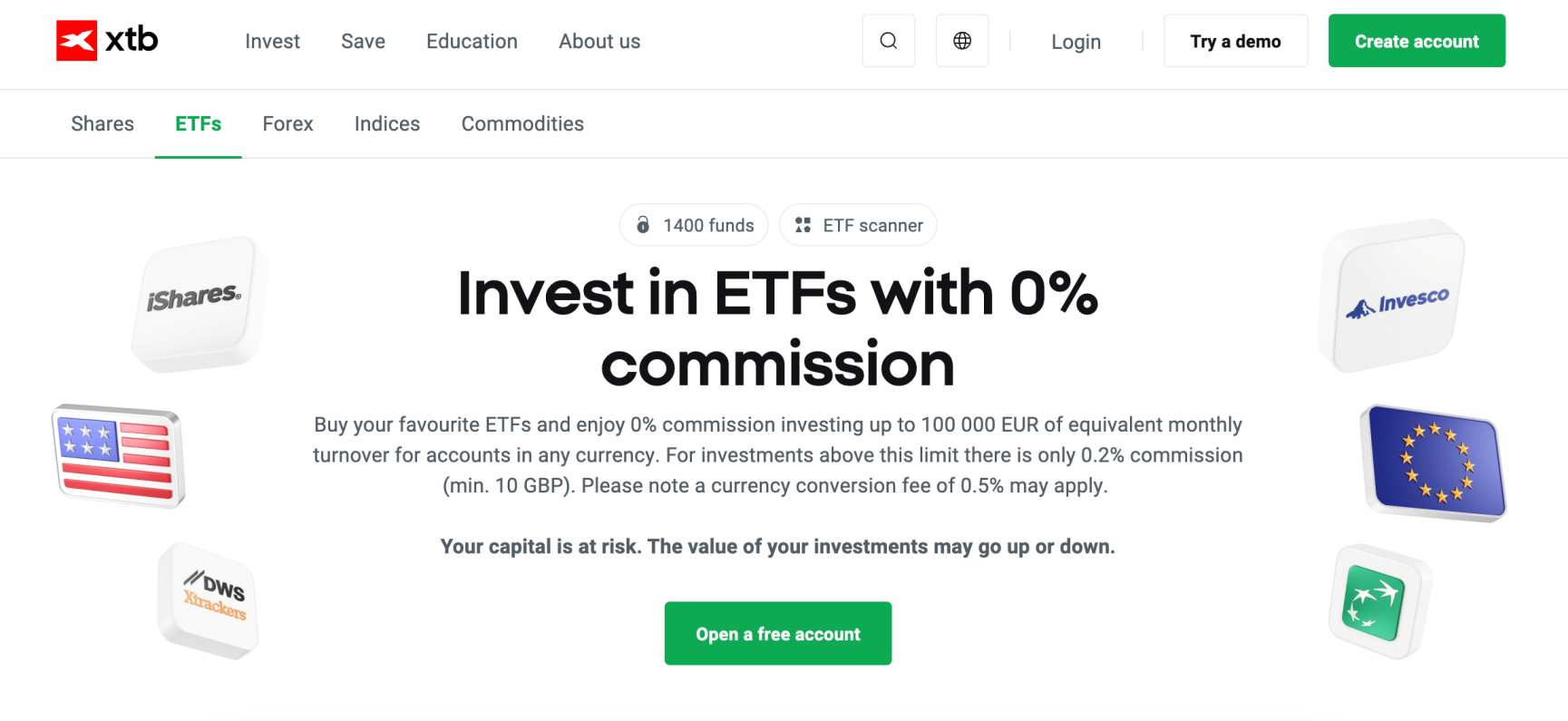XTB crypto ETFs 