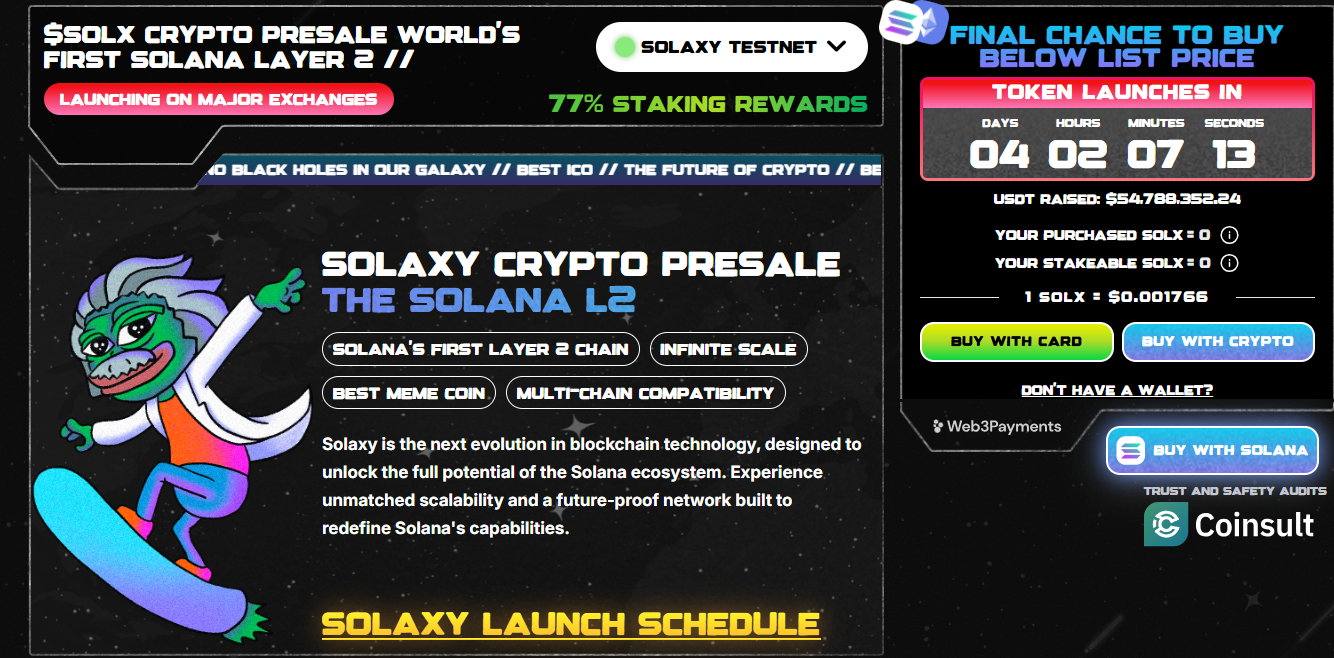 Gigachad May Soar, Solaxy Best Crypto To Buy Now?