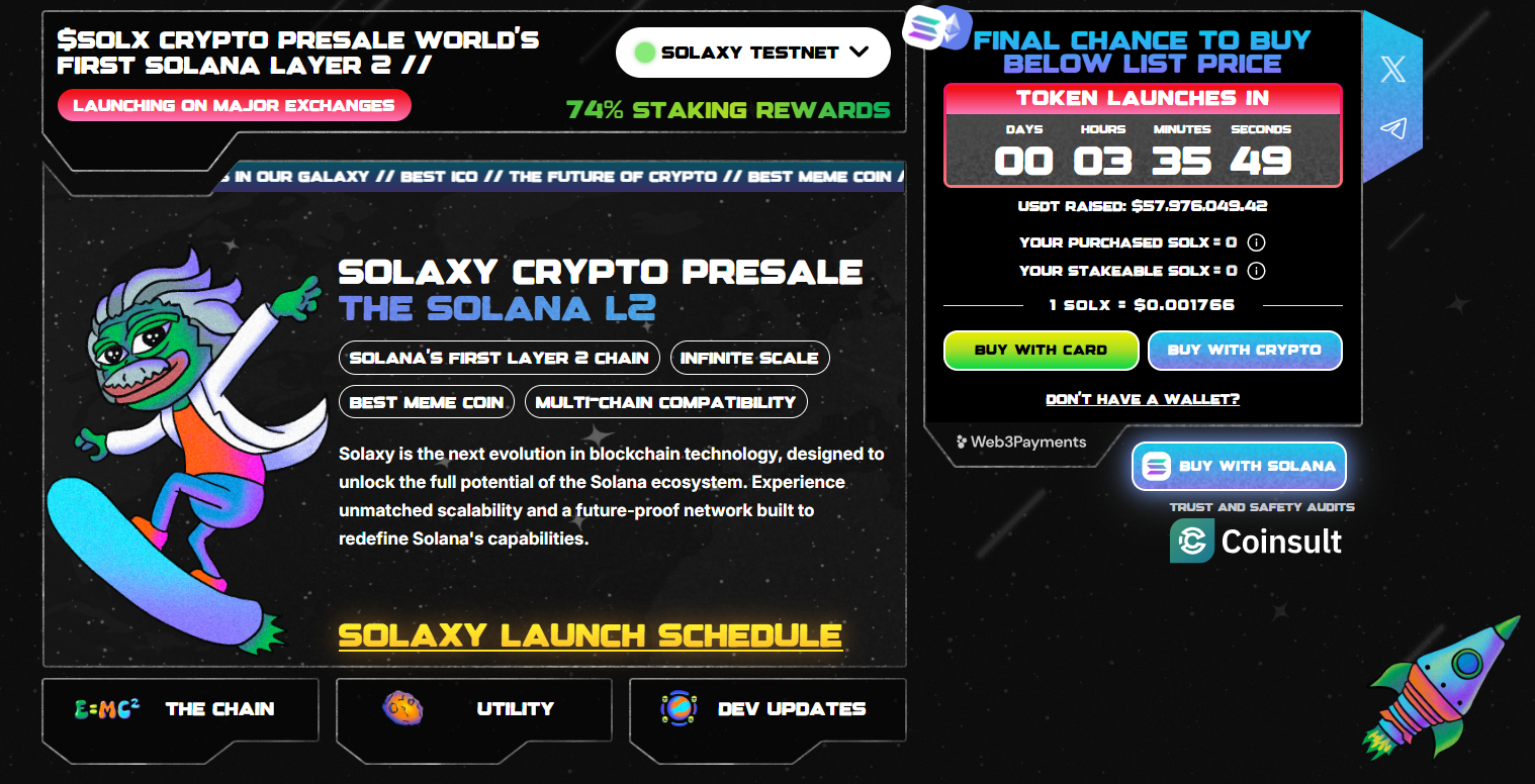 Pi crypto is dropping but investors are closely monitoring Solaxy and BTC Bull presales. Solaxy is listing SOLX today as BTC Bull presale ends on June 30