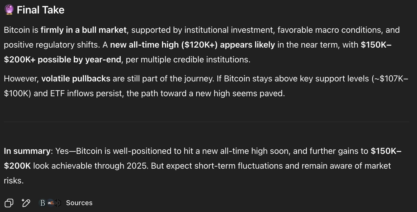 When asked for its take on what is next for Bitcoin and what is the best crypto to buy right now, ChatGPT had some BULLISH answers.