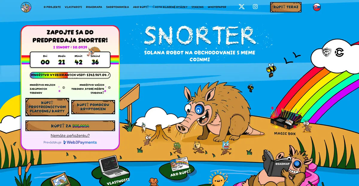 snorter najlepšie kryptomeny